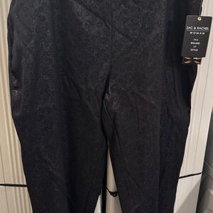 Zac & Rachel Black Straight Leg Pants